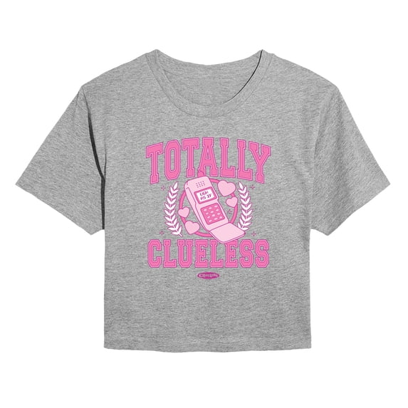 Clueless - Totally Clueless - Juniors Cropped Graphic T-Shirt