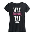 thumbnail image 1 of Clueless - Way Harsh Tai - Women's Short Sleeve Graphic T-Shirt, 1 of 4