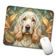 thumbnail image 1 of Clumber Spaniel Dog Art Nouveau Mouse Pad Low Profile Gaming Mat, 1 of 7