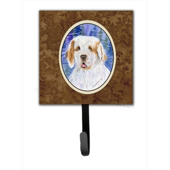 Clumber Spaniel Leash Holder Or Key Hook