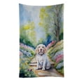 thumbnail image 1 of Clumber Spaniel Spring Path Kitchen Towel, 1 of 5