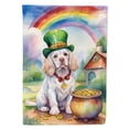 thumbnail image 1 of Clumber Spaniel St Patrick's Day Garden Flag 11.25 in x 15.5 in, 1 of 2