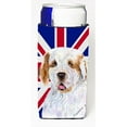 thumbnail image 1 of Clumber Spaniel With English Union Jack British Flag Michelob Ultra bottle sleeves For Slim Cans - 12 Oz., 1 of 1