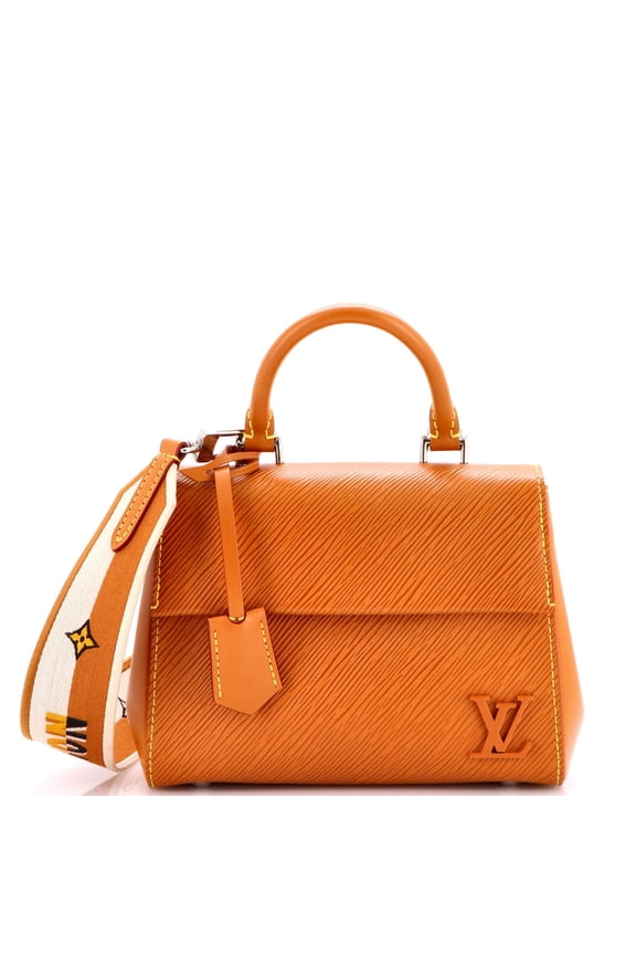 Cluny Top Handle Bag Epi Leather Mini By Rebag