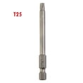 thumbnail image 1 of Clupup 1pc 75mm Hollow Torx Screwdriver Bit Hex Shank T7-T40 Magnetic Head Security Tamper Proof Star Screw Drivers Bits Hand Tools, 1 of 9