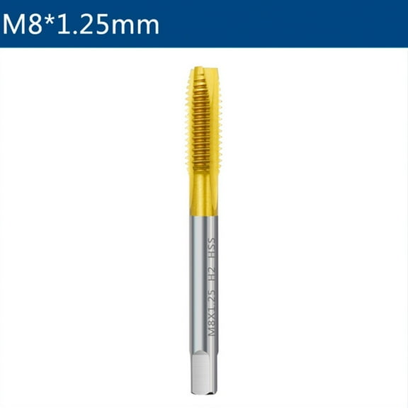 Clupup 2025 New Thread Tap HSS 6542 Screw Tap Straight Flute Metric Tap Drill Hand Tool M2 M-3 M-4 M5 M6 M8 M10 M-12 Thread Tapping