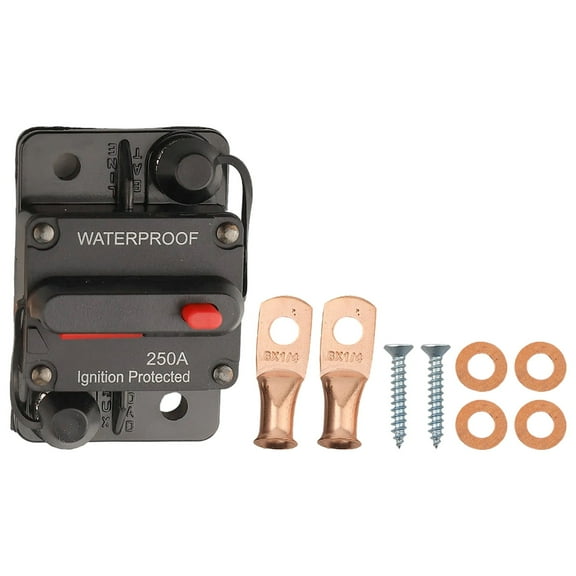 Clupup 250 Amp Breaker 12V Circuit Breaker Inline Circuit Breaker Manual Control