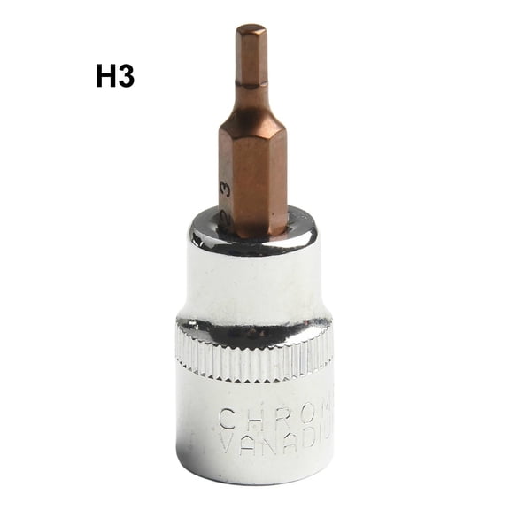 Clupup 3/8 Inch Drive Hex Bit Sockets H3 H4 H5 H6 H8 H10 T55 T50 T40 Sockets Wrench Screwdriver Bits Sockets Hand Tools Socket Joint