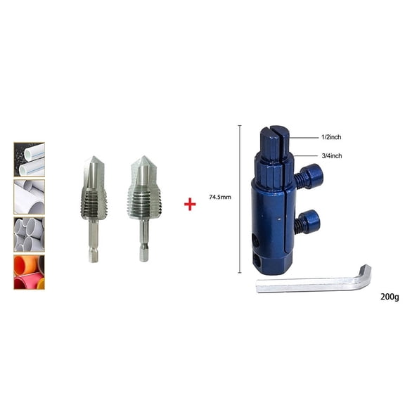 Clupup 3-in-1 Thread Drill Bit &Broken Wire Extractor,water pipe broken head screwRepai