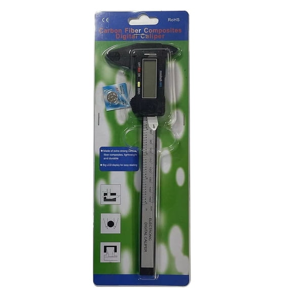 Clupup Digital Caliper 150mm Electronic Ruler Gauge for Precision Measurement