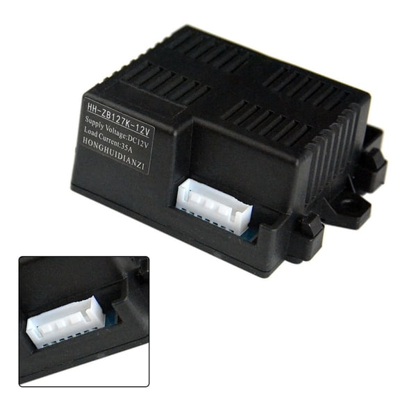 Clupup HH-ZB127K-12V Children Electric Vehicle Controller Motherboard Circuit Board Black Plastic 35A Load Current Electrical Equipment