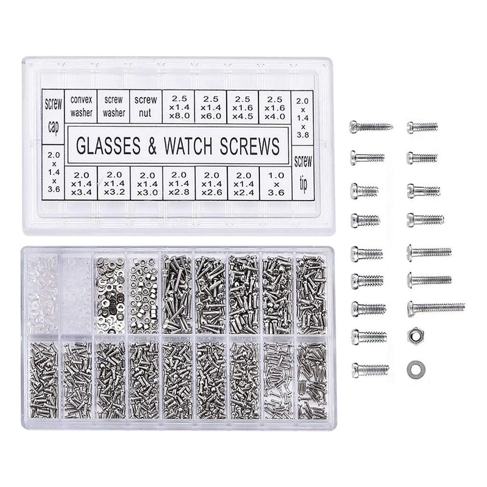 10-Pack Silver Replacement Screws For Smart Glasses – 0.25x0.2cm Repair Kit Compatible With Meta Skyler (Screwdriver Not Included)