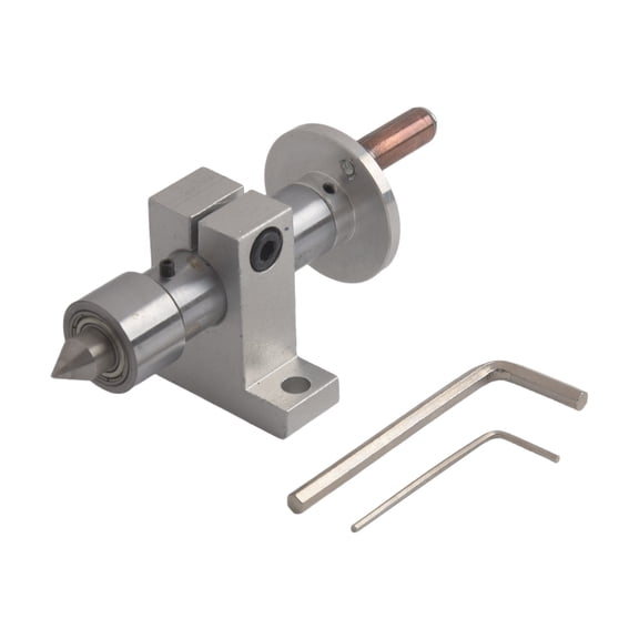 Clupup Sleek and Functional Adjustable Revolving Centre for Your For Mini Lathe Needs