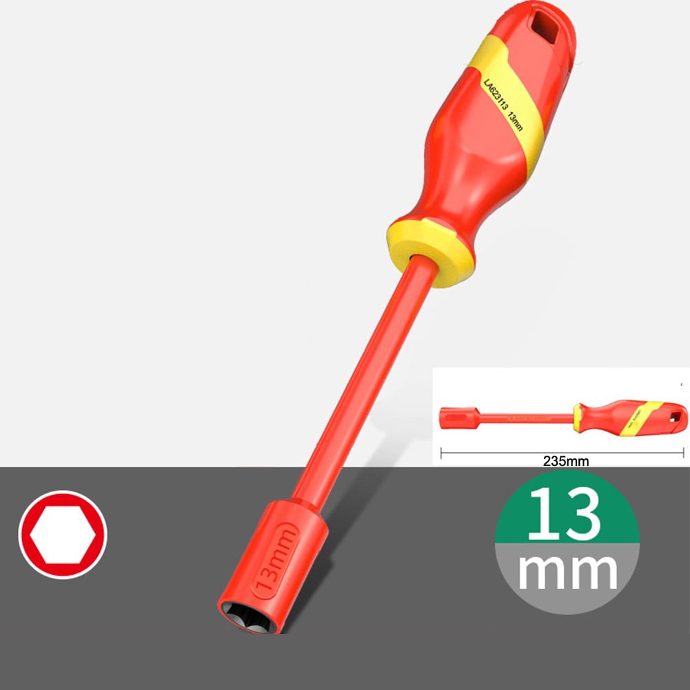 Clupup VDE Insulated Socket Wrench - 1000V High Voltage Safety Tool for ...