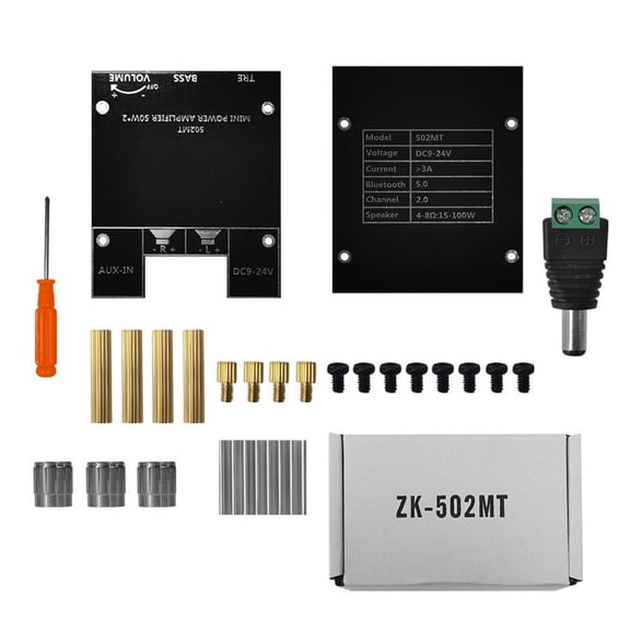 Clupup ZK-502MT Compatible-Bluetooth 5.0 Subwoofer Stereo audio Board 2X50w Stereo