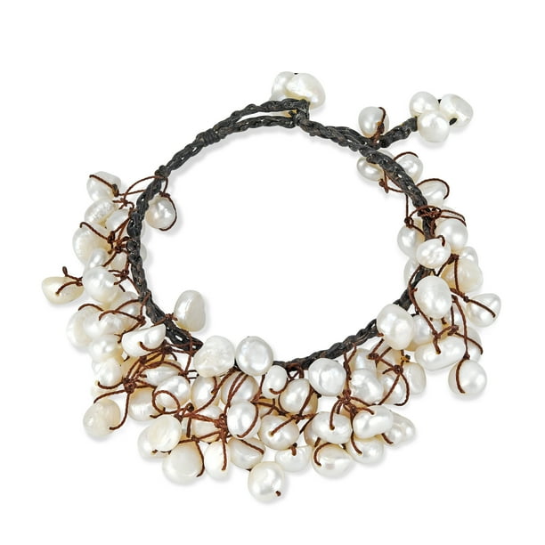 Pearl rope bracelet deals