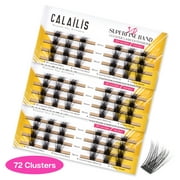 Cluster Lash 72Pcs Individual Lashes Extension 03-Clear Brand