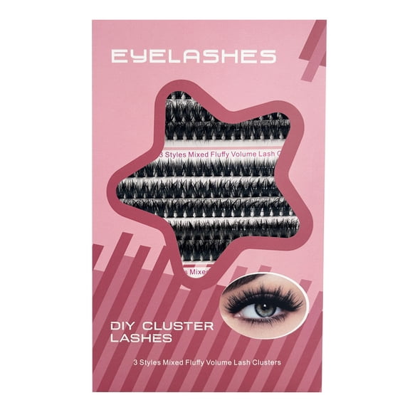 Cluster Lashes Eyelash Clusters Mixed Wispy Lash Clusters Extensions D Cluster Eyelash Extensions Individual Lashes DIY Lash Extension