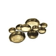 thumbnail image 1 of Cluster Serving Tray- Cluster of 9-piece Round Serving Bowl Cluster, Z-odax Dark Gold Finish, Cluster Serving Bowls 19 in x 12 in x 2.5 in, 1 of 7