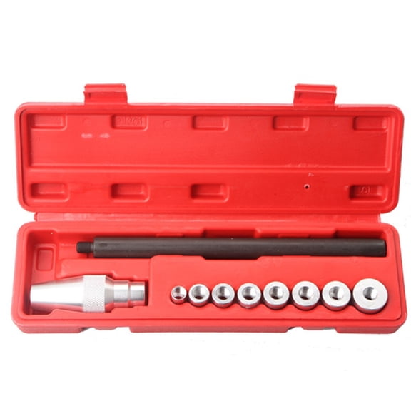 Clutch Alignment Tool Set with 8 Size Adaptors 11mm-25mm, Aluminum Alloy Construction, Precise Single Disc Clutch Plate Aligner for Cars, Light Trucks and Tractors, Inclu