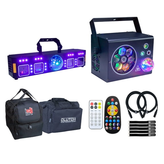 Clutch BEAM-JAM Motion Light Bar Fixture with BEAM-BOX Motion Light Box & Bags Package