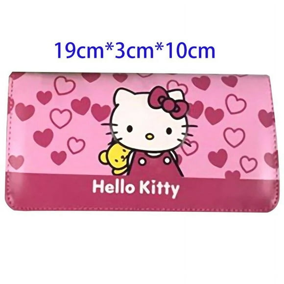 Clutch Bags for Women Cute Purse Woman Wallet Women's Wallet with Pattern Hello Kitty Wallet Three Size Options PU Material gift