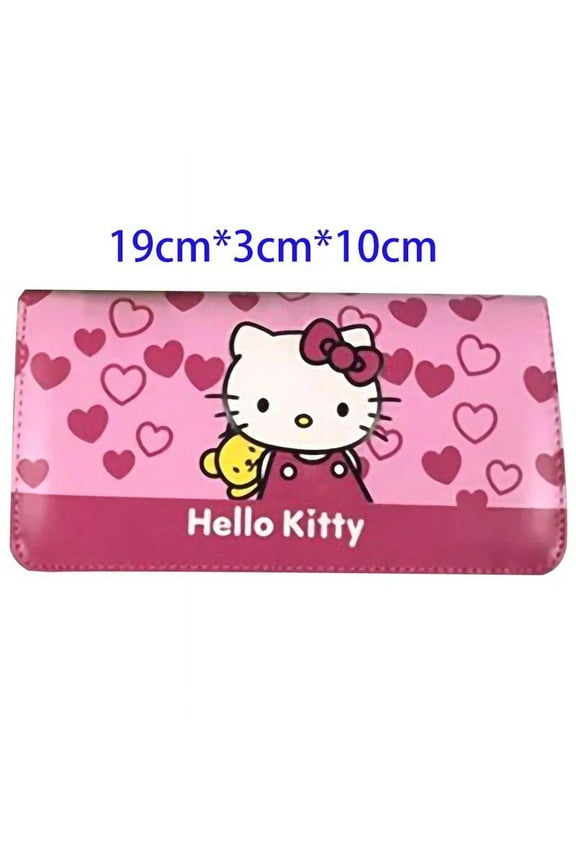 Clutch Bags for Women Cute Purse Woman Wallet Women's Wallet with Pattern Hello Kitty Wallet Three Size Options PU Material gift