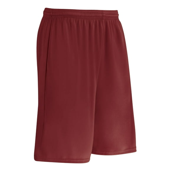 Clutch Basketball Shorts, Youth Medium, Cardinal Red