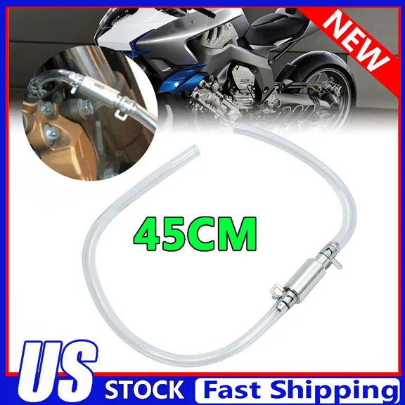 Clutch Brake Bleeder Hose One Way Valve Tube Bleeding Tool Kit Motorcycle Car Us