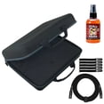 thumbnail image 1 of Clutch CL-E161205BK Premium Multipurpose Padded Shell Utility Case with Microphone Sanitizer Spray Package, 1 of 9
