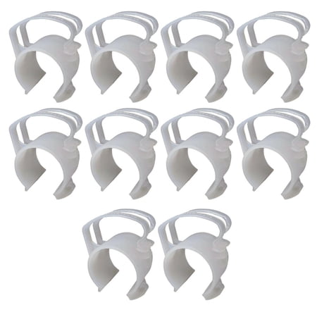 Clutch Cable Keeper Organizer for 2" Truss Pipe Clear (10-pack)