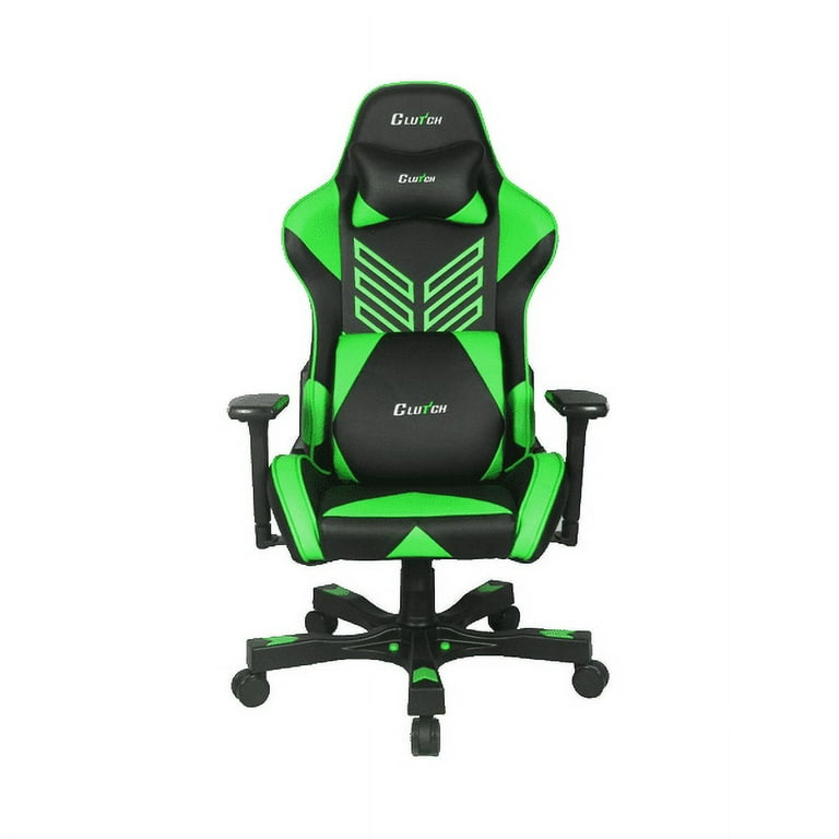 Clutch Chairz Premium Gaming Computer chair Black Green 1 pack Walmart