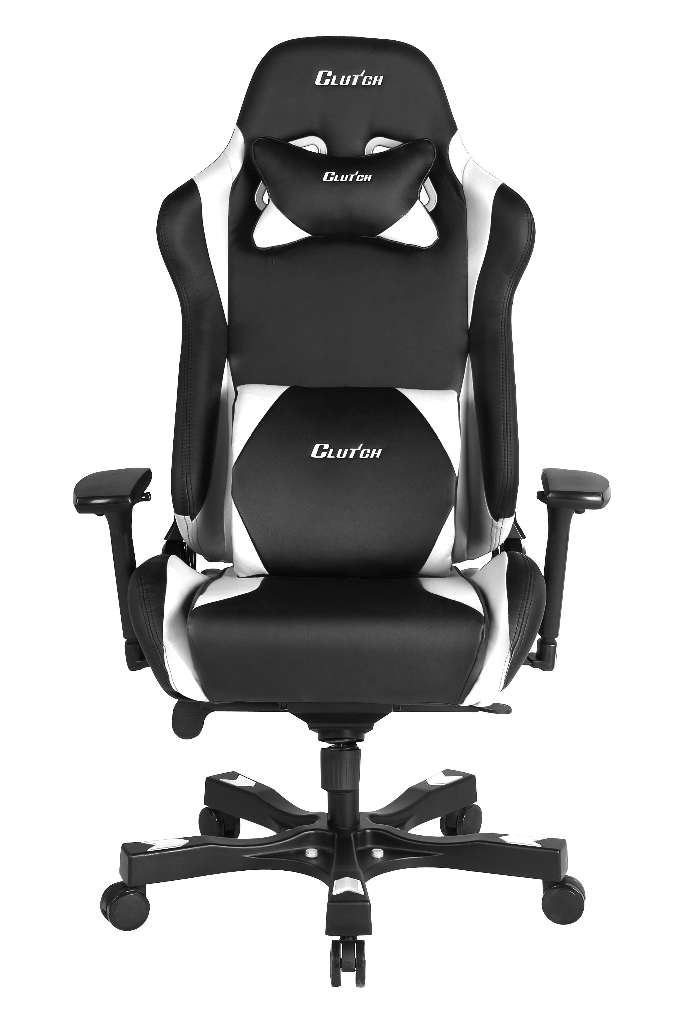 Clutch Chairz Premium chair, Black & White, 1pack