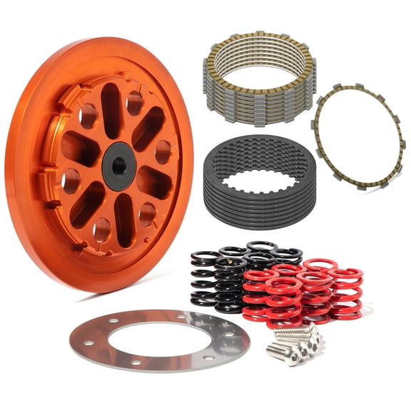 Clutch Friction Plate & Clutch Spring Plate Kit for Harley Big Twin 1998-2017 US Road King Classic FLHRC Custom FLHRS Electra Glide Standard FLHT Classic FLHTC Road Glide FLTR