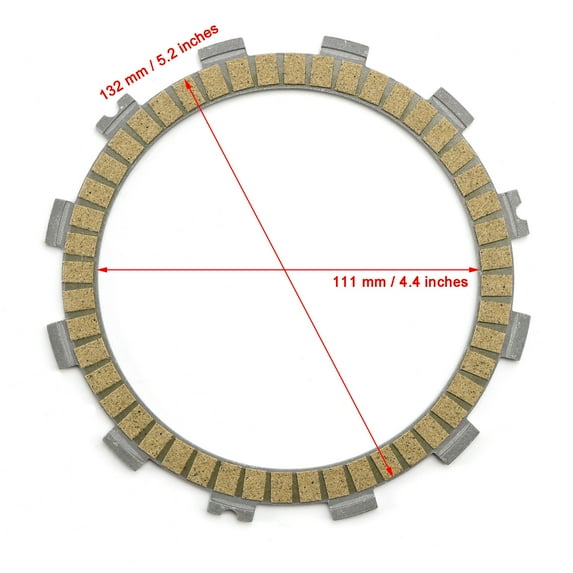Clutch Friction Plate Kit Set for Yamaha WR250F YZ250FX 2020-25 YZ250F 2019-2025