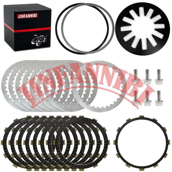 Clutch Friction Plates & Diaphragm Spring Kit for Harley Road Glide Electra Glide 1998-2017