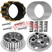 Clutch Outer Pressure Plate Kit & Center Inner Hub for Suzuki Boulevard C50 M50 S50 C50T VL800 Intruder Volusia 800 Motorcycle Replaces OEM 21410-41F00