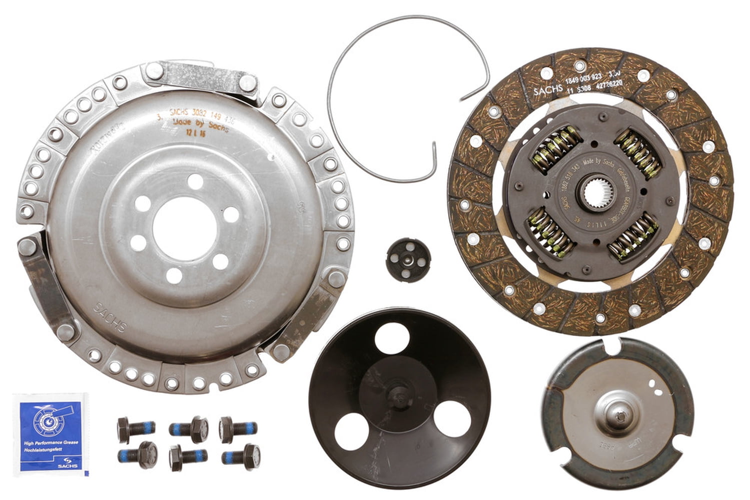 Clutch Kit Fits select: 1986-1993 VOLKSWAGEN CABRIOLET, 1987-1989 VOLKSWAGEN JETTA