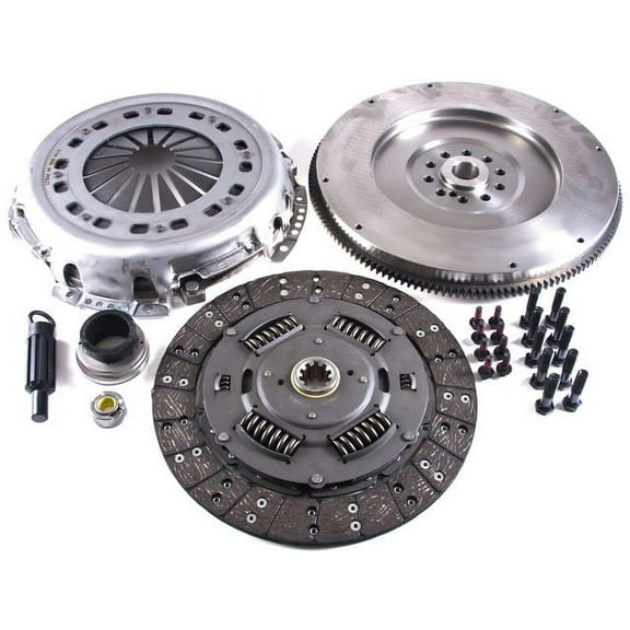 Clutch Kit with Solid Flywheel - Compatible with 1997 Ford F-250 HD 7.3L V8 Turbo