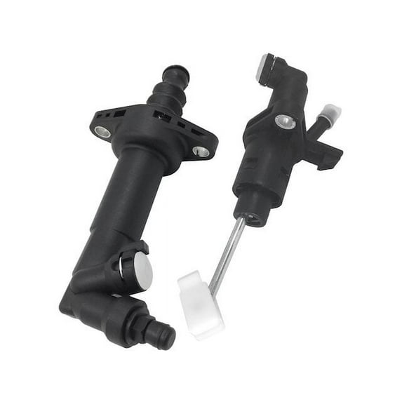 Clutch Master Cylinder and Cylinder Kit - 2 Piece - Compatible with 1998 - 2006 Volkswagen Beetle 1999 2000 2001 2002 2003 2004 2005