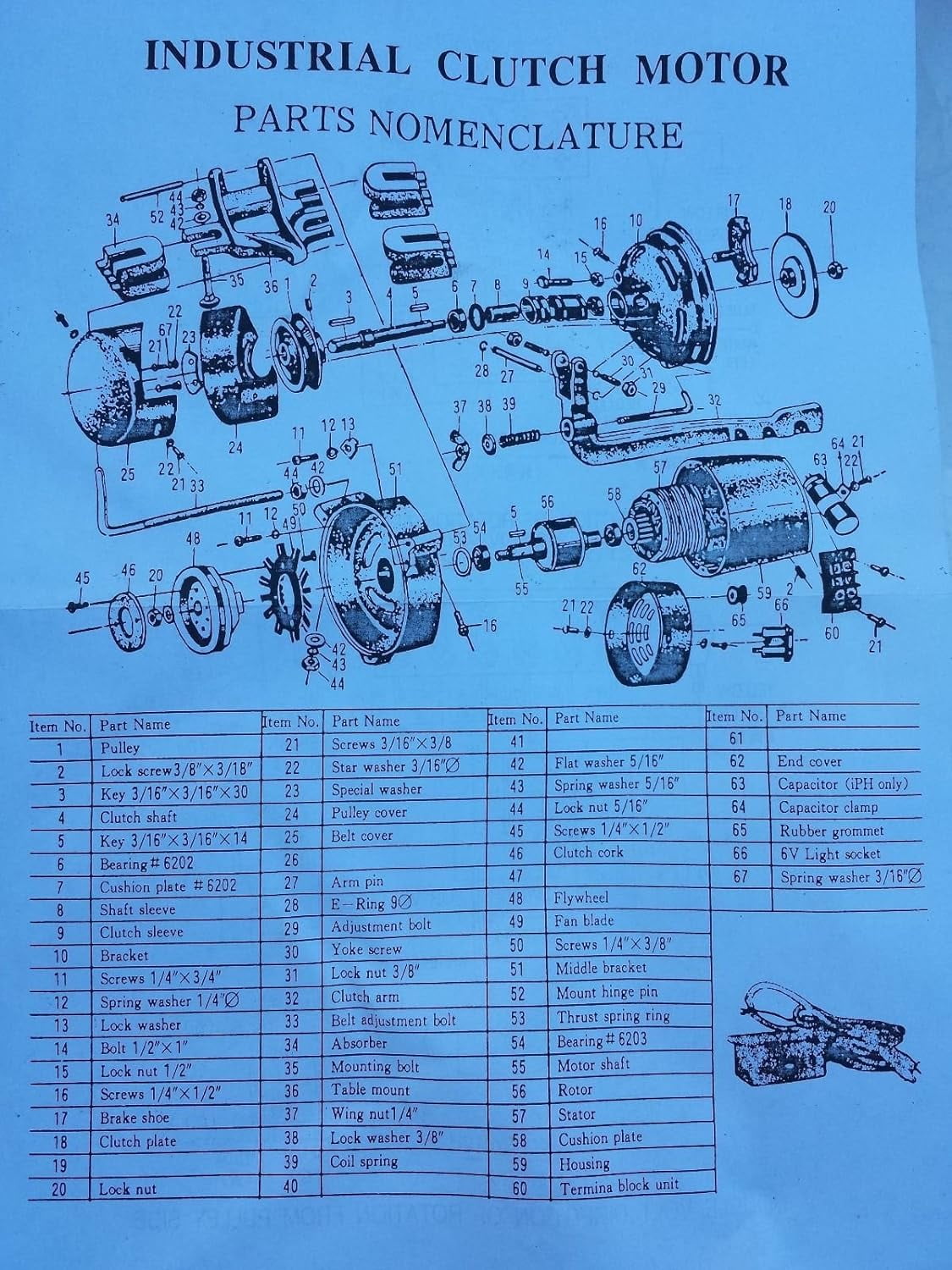 Clutch Motor Industrial Sewing Machine 1/2 /110/220 V Shaft Size Amco