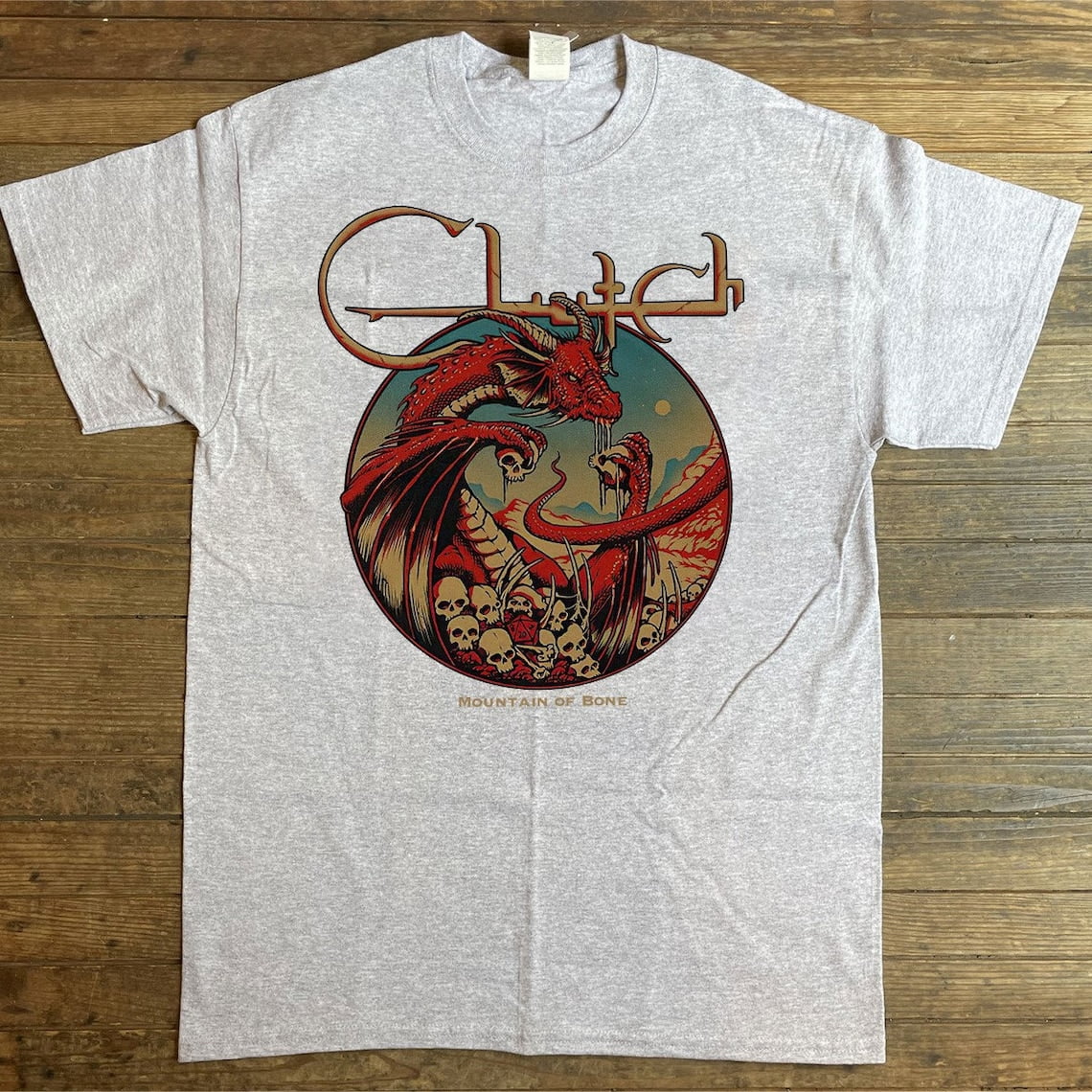 Clutch Mountain of Bone Tshirt, Clutch Band Tshirt, Clutch Rock