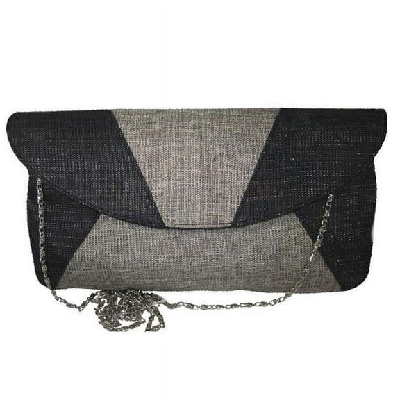 Clutch Purse Black - Blue