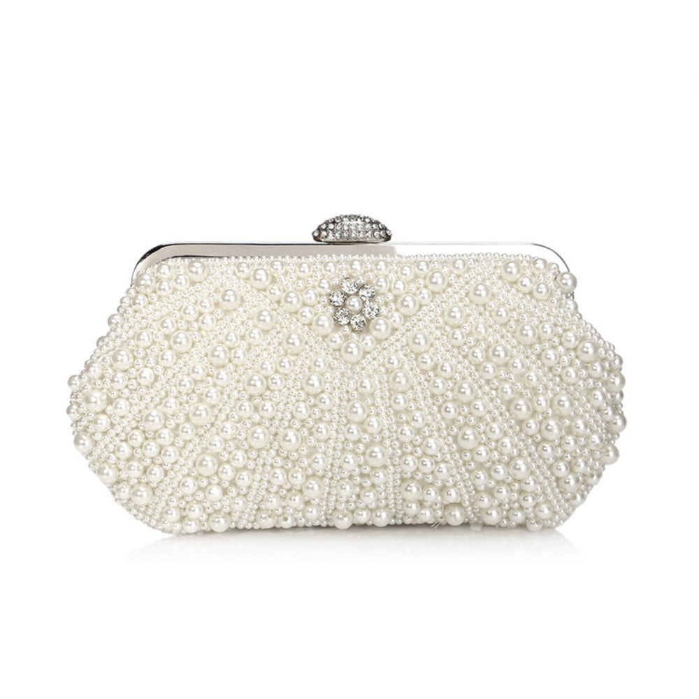 Diamond Tassel Pearl Beaded Clutch Bags Women Handbag Luxury Full Pear –  Triple AAA Fashion Collection