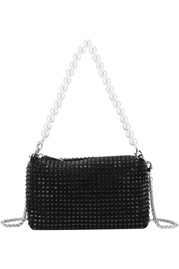 Clutch Purse for Women, Bling Evening Bag, Crossbody Handbag, Rhinestone Hand Bag