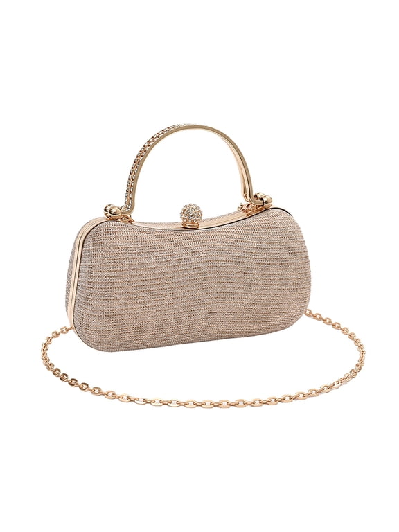 Clutch Purses for Women Formal Dressy Evening Bags Glitter Crossbody Shoulder Wedding Cocktail Party Handbags