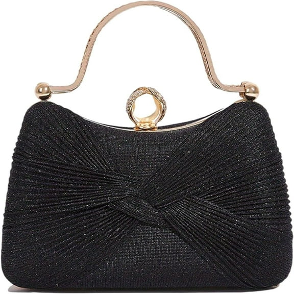 Clutch Purses for Women Handbags Shiny Sequin Wedding Shiny Silver Clutch Purses with Chain,Wedding Prom Party Club