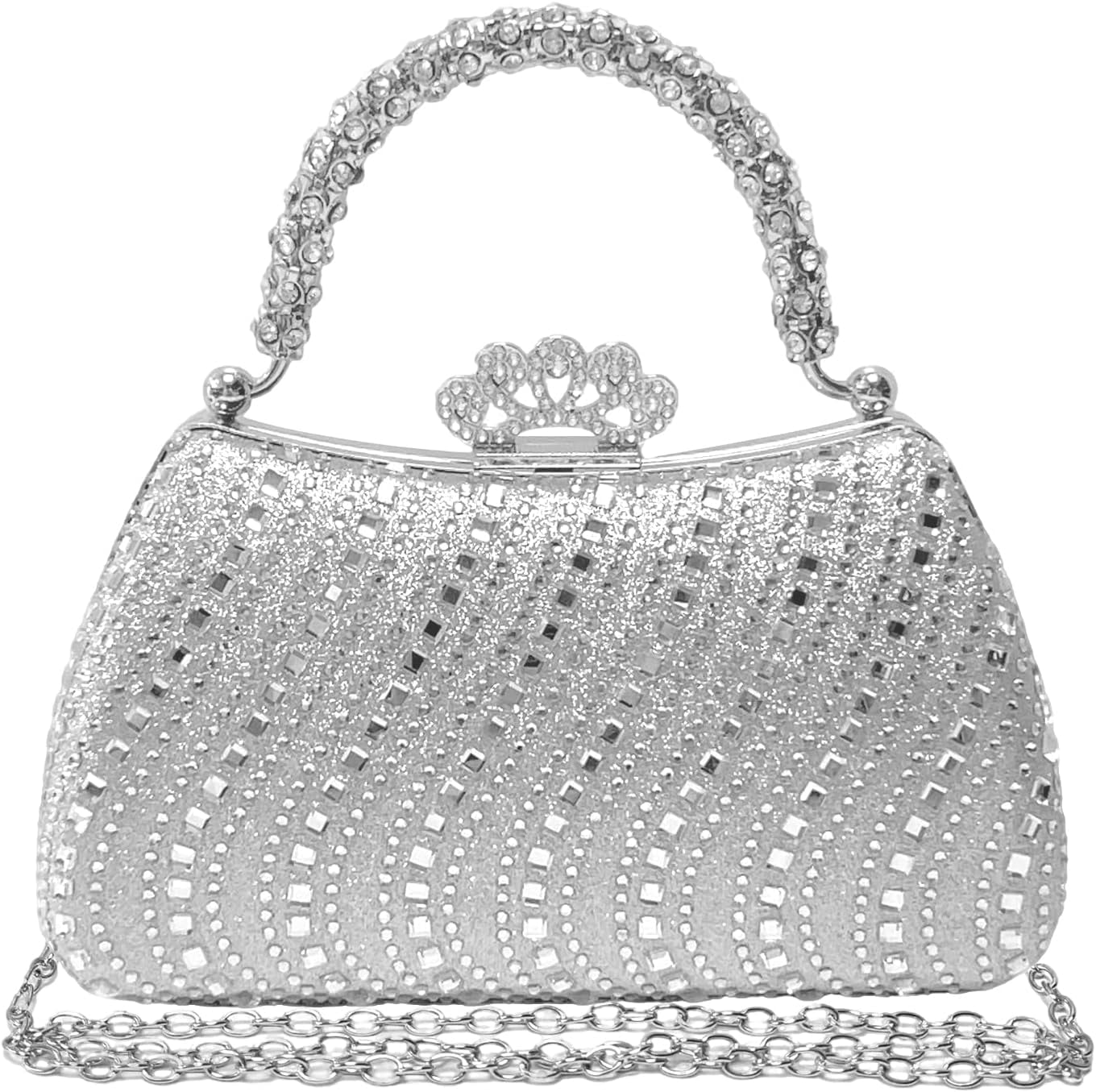 Clutch Purses for Women Rhinestone Formal Evening Bag Sparkly Diamond ...