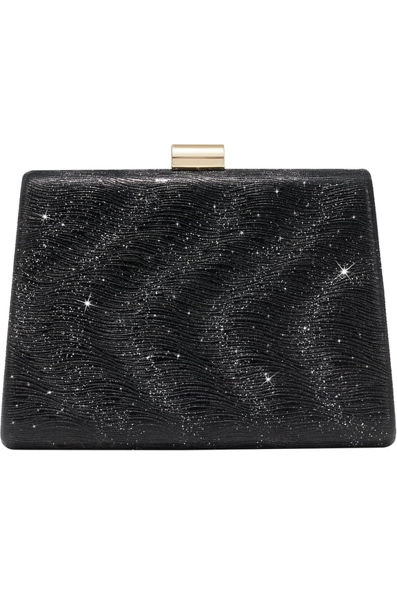 Clutch Purses for Women, Sparkly Evening Bag with Detachable Chain for Weddings, Proms, Formal and Parties