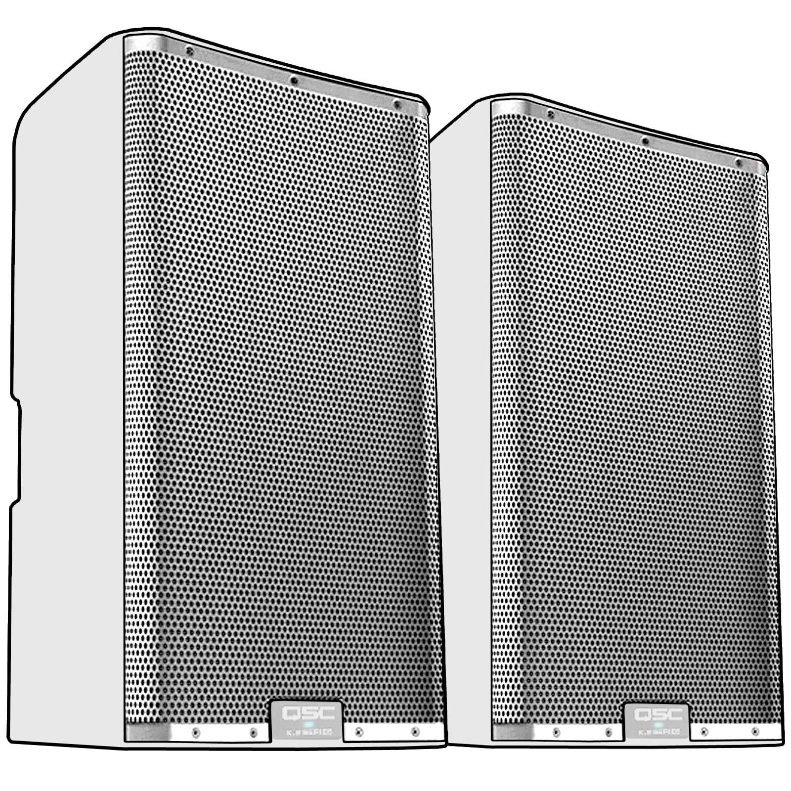 Clutch QSC K12.2 Chrome Plated Replacement Speaker Grill (2pack)